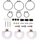 Carburetor Repair Kits for Yamaha 25HP 30HP Outboard Engine  6J8-W0093-02 Carburetor Carb 6J8-14301-11 6J8-14302-01 6J8-14303-01 Boat Motor 6J8-W0093-00 RCMA